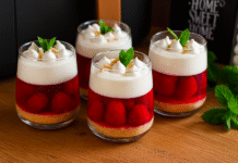 Malinowa chmurka bez pieczenia – przepis na szybki i pyszny deser