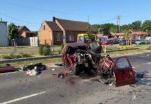 Tragiczny wypadek w Wilkowie Polskim. Niemowlę w jednym z aut! Nie żyje 24-letni kierowca. ZDJĘCIA!