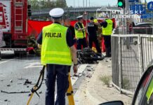 Tragiczny wypadek w Piasecznie. Nie żyje młody motocyklista