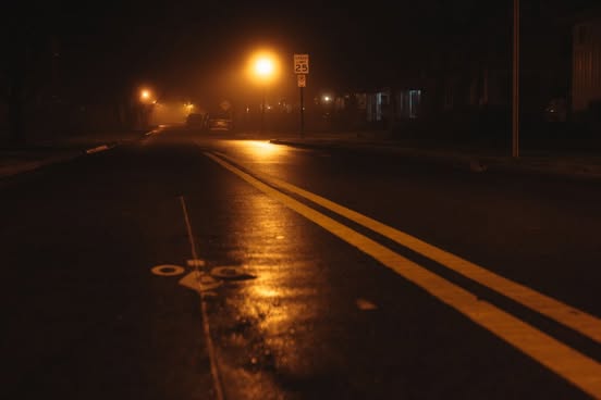 droga nocą